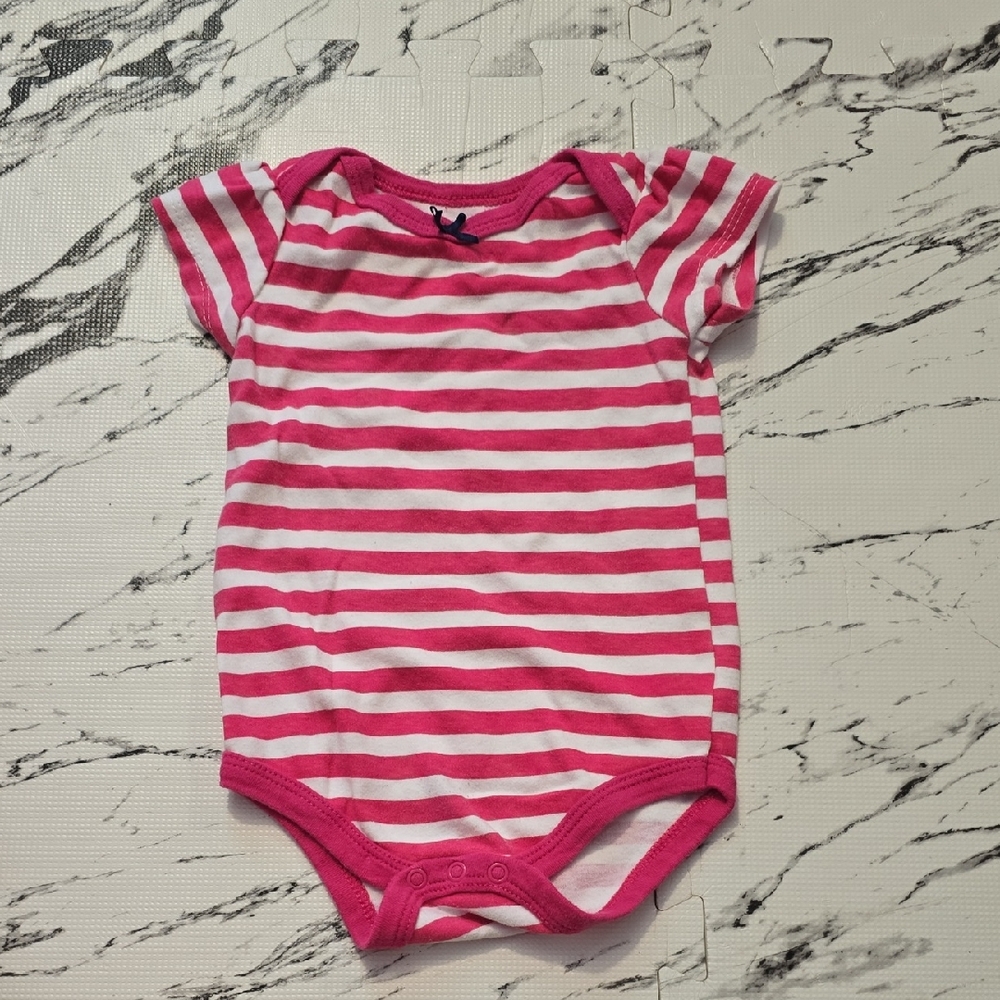 Striped Pink Kids Bodysuit